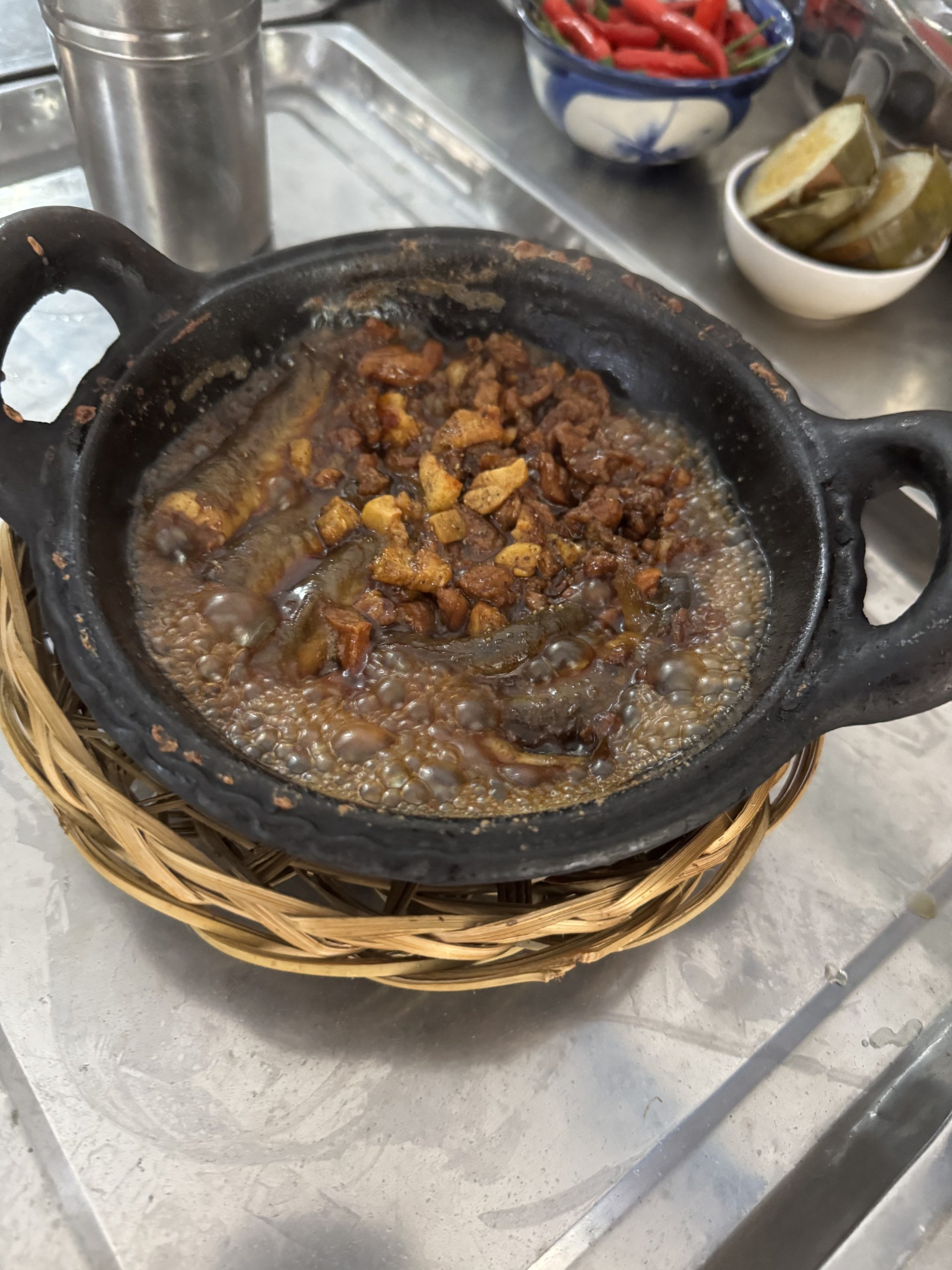 Thịt nạt kho tiêu
